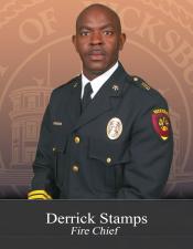Derrick Stamps Fire Chief