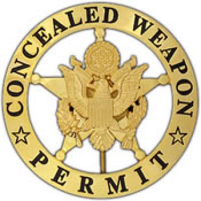 Concealed Weapon Permit Stamp